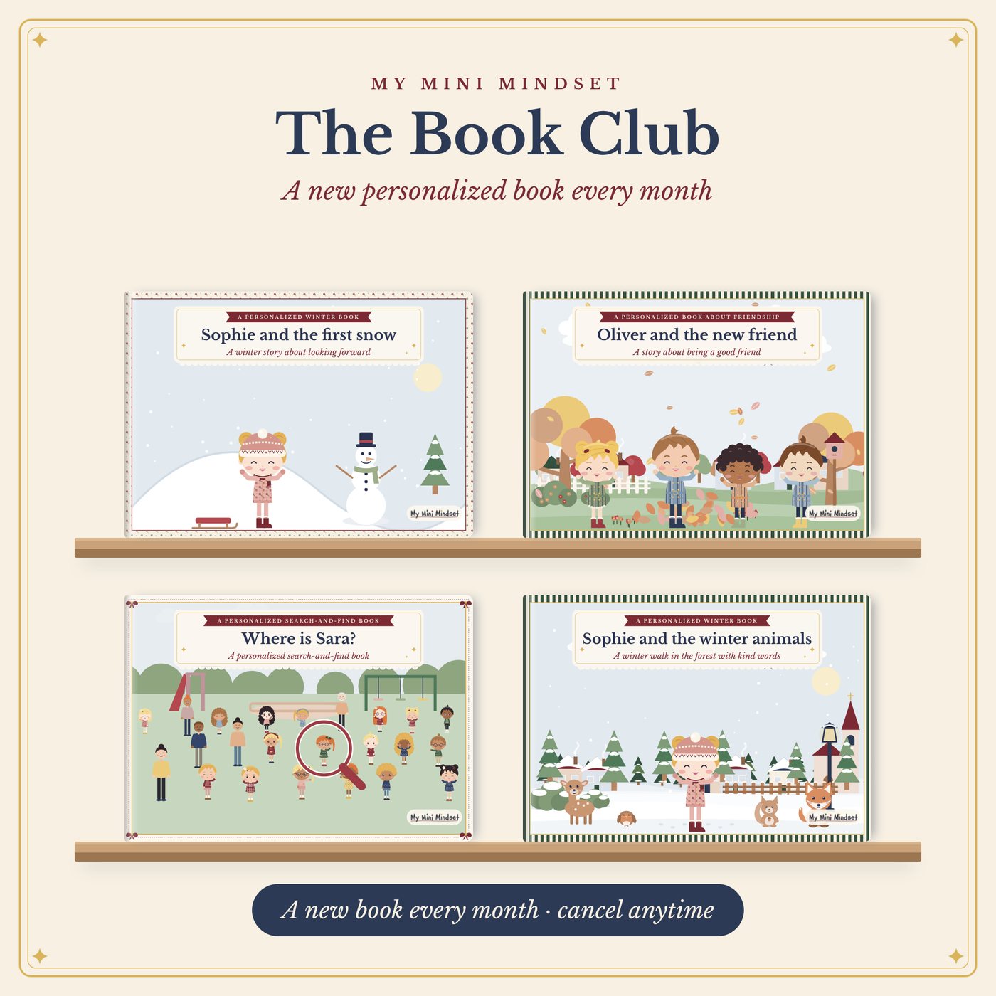 Book Club – a new personalized book every month