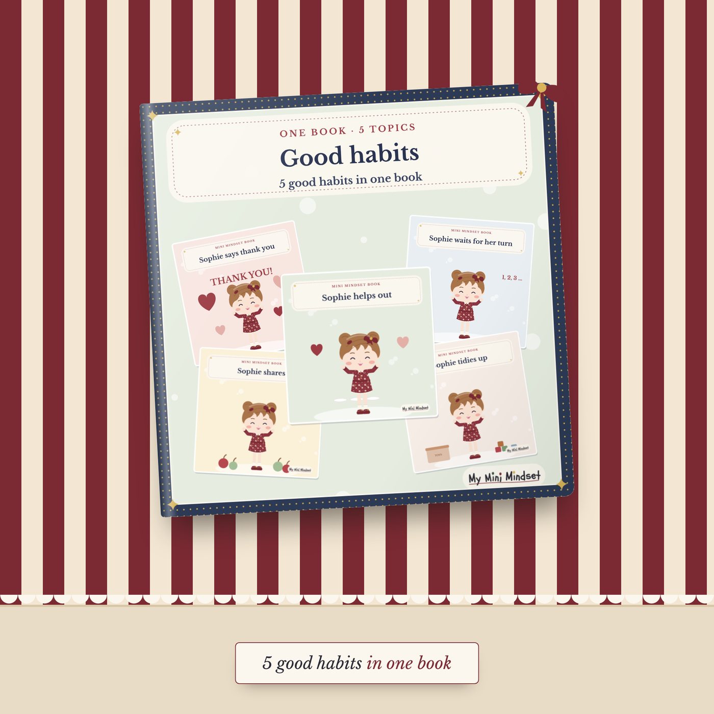 Good Habits – 5 Mini Books in One with [Name]