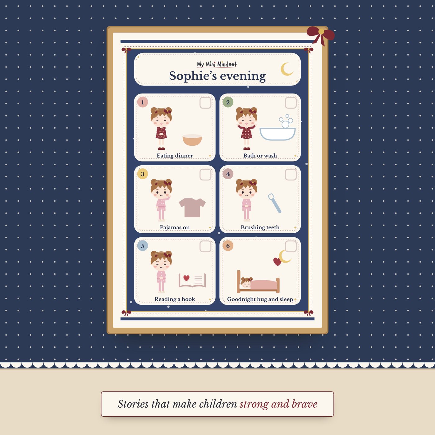 [Name]’s Bedtime Routine – Poster